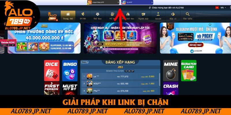 TRANG CHỦ 48 Giải pháp khi link bị chặn