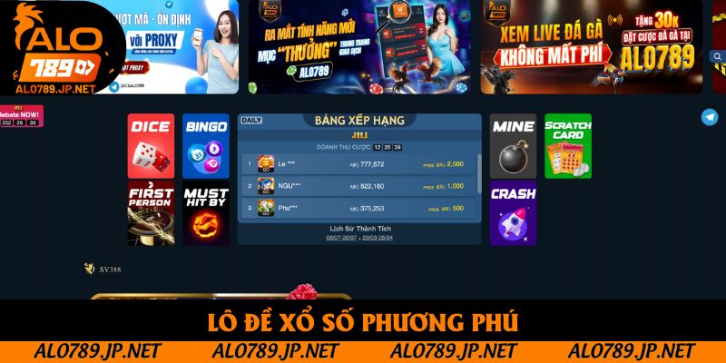 TRANG CHỦ 44 Lô đề xổ số phương phú
