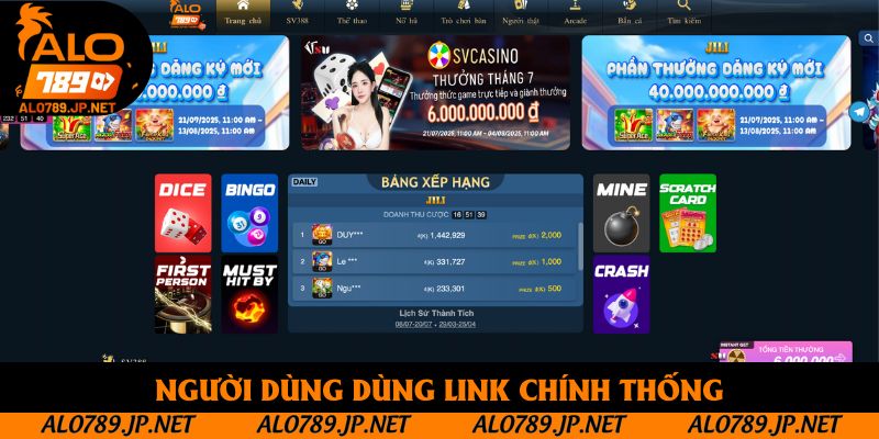 Đăng Ký Alo789 - 3 Thao Tác Tạo Tài Khoản Hợp Lệ Mới Nhất 2 Người dùng dùng link chính thống