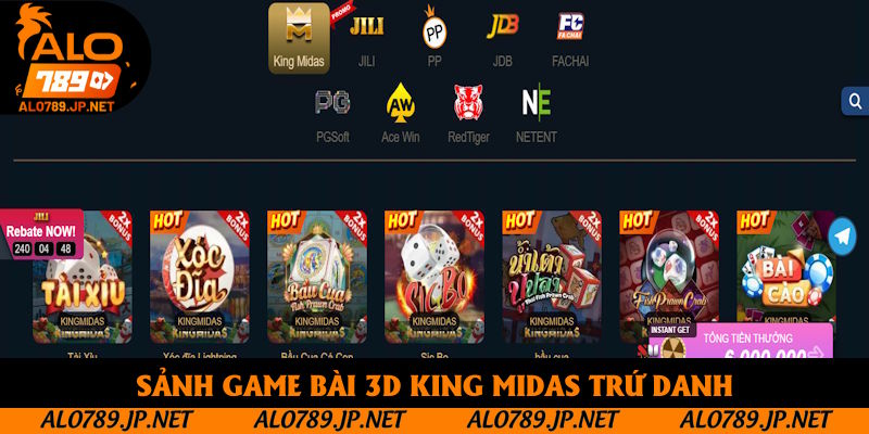 Game Bài 3D: Cách Chơi Truyền Thống Mang Thiên Hướng Hiện Đại 4 Sảnh game bài 3d King Midas trứ danh